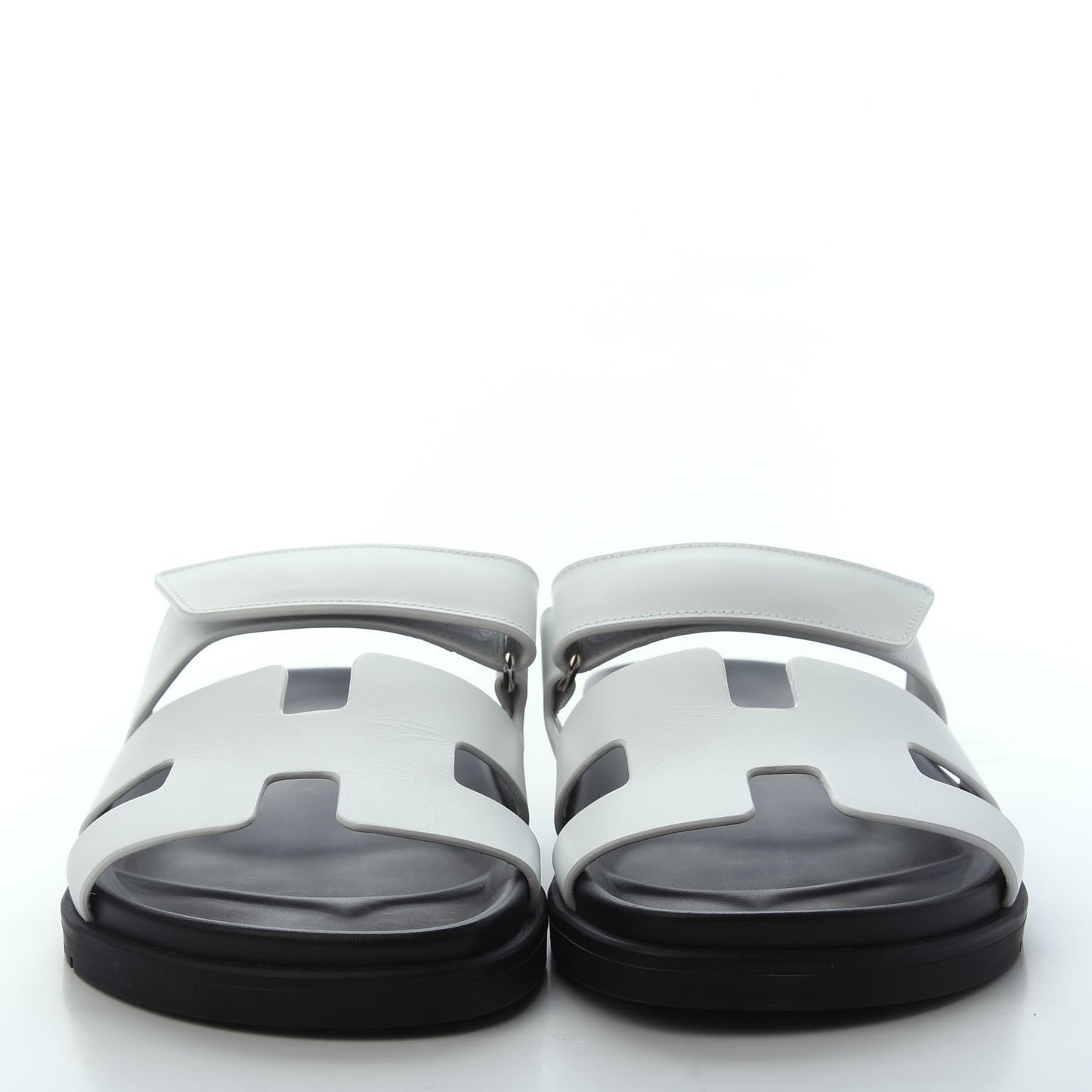 Calfskin Womens Chypre Sandals 40 White