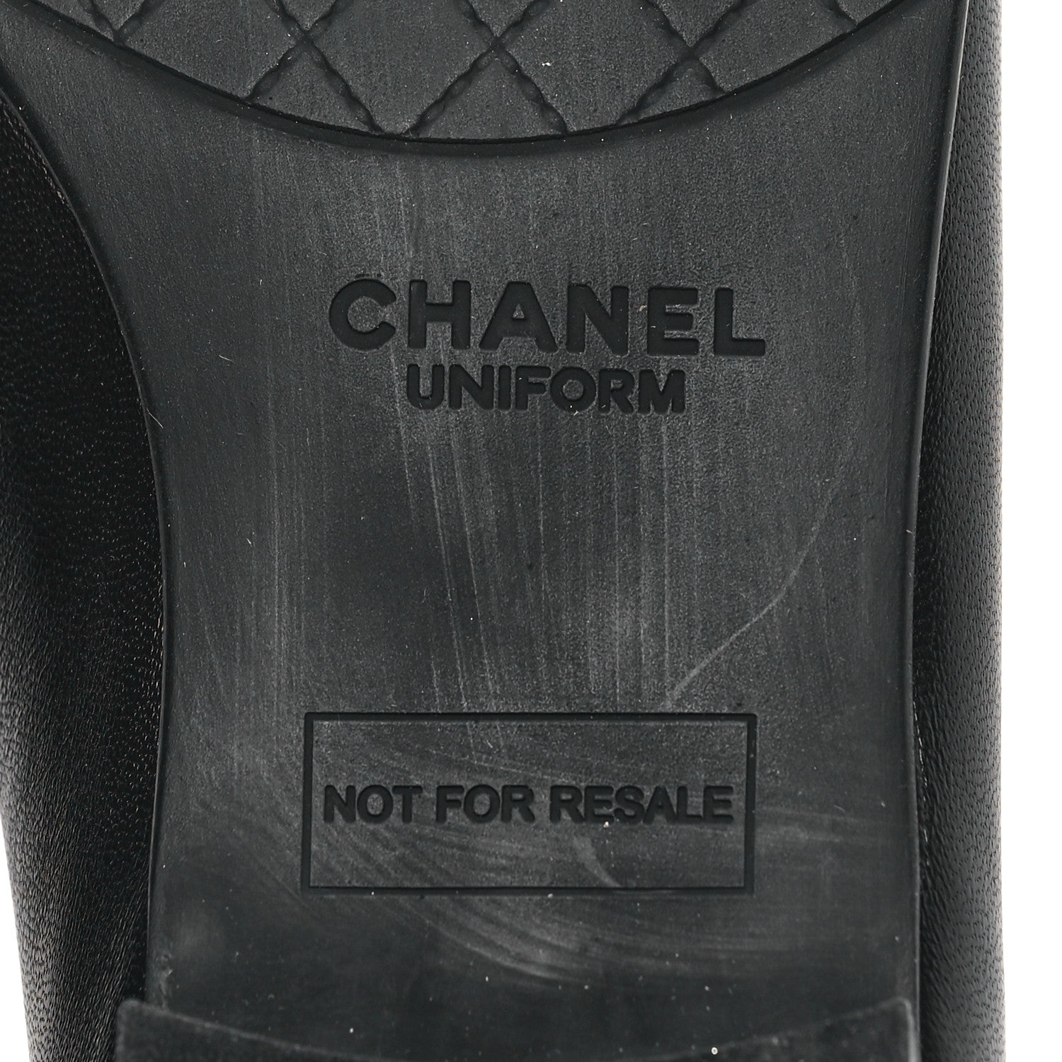 Chanel Lambskin Cap Toe CC Uniform Ballerina Flats 36.5 Black 6 of 10