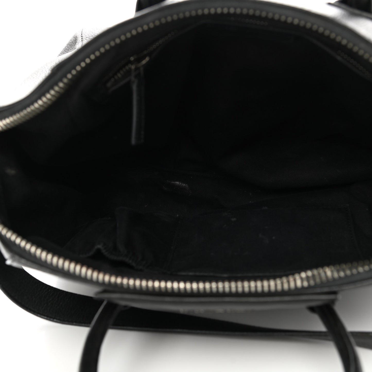 Sugar Goatskin Medium Antigona Black