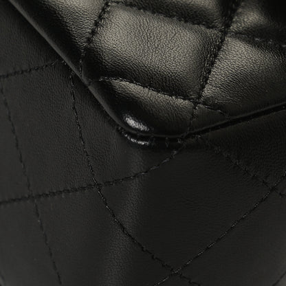 Chanel Lambskin Quilted Mini Rectangular Flap Black 7 of 14