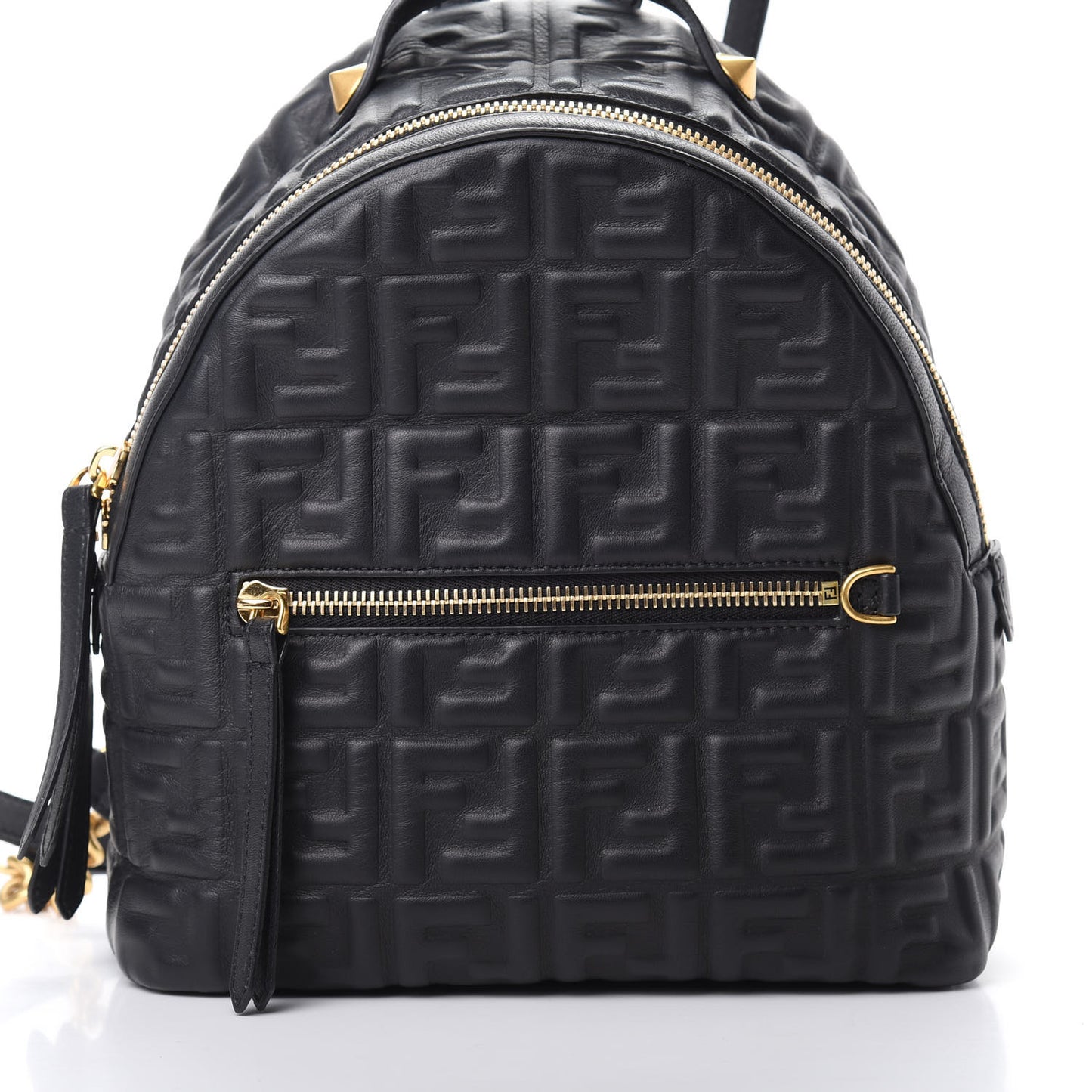 Nappa FF 1974 Embossed Mini Backpack Black
