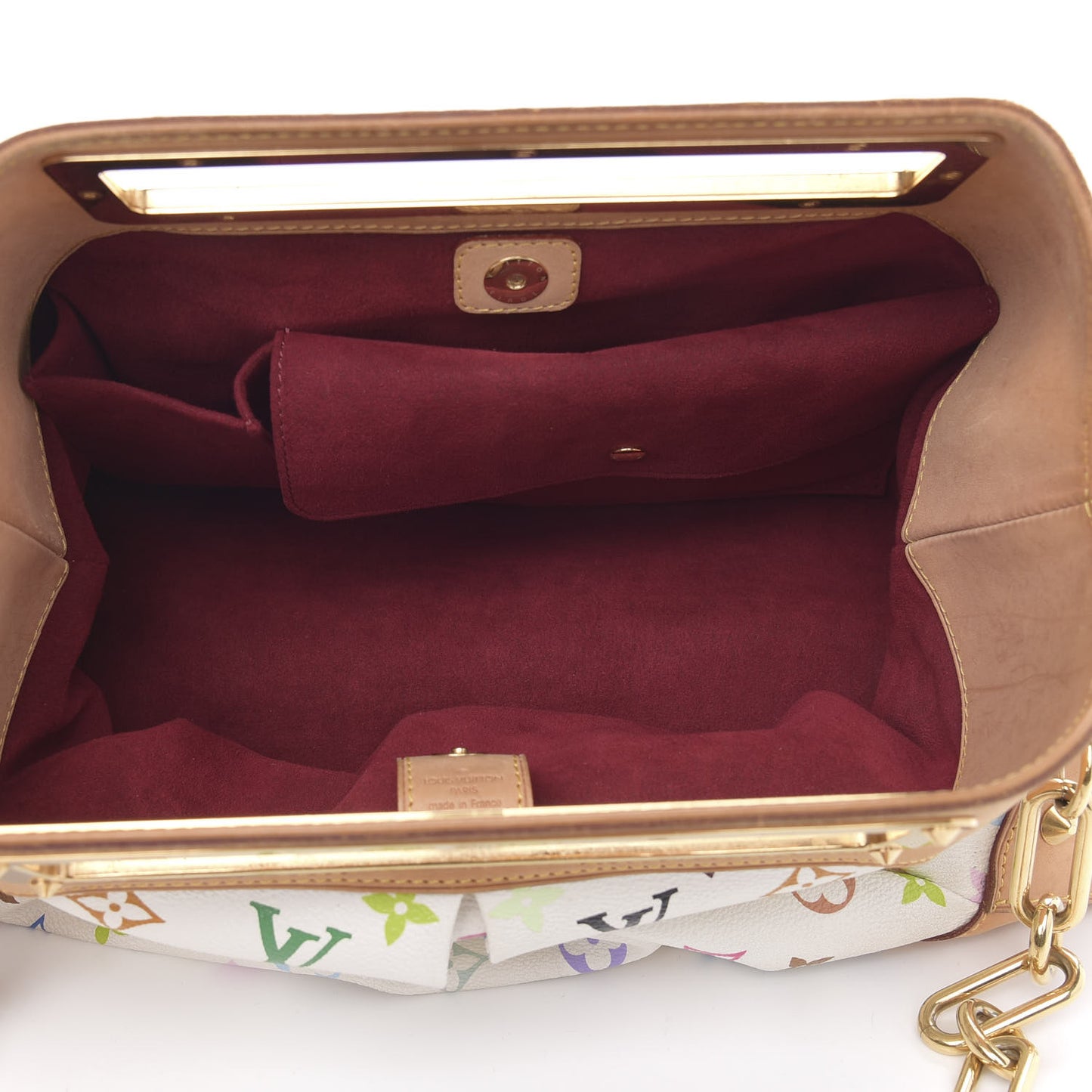 Monogram Multicolor Judy GM White