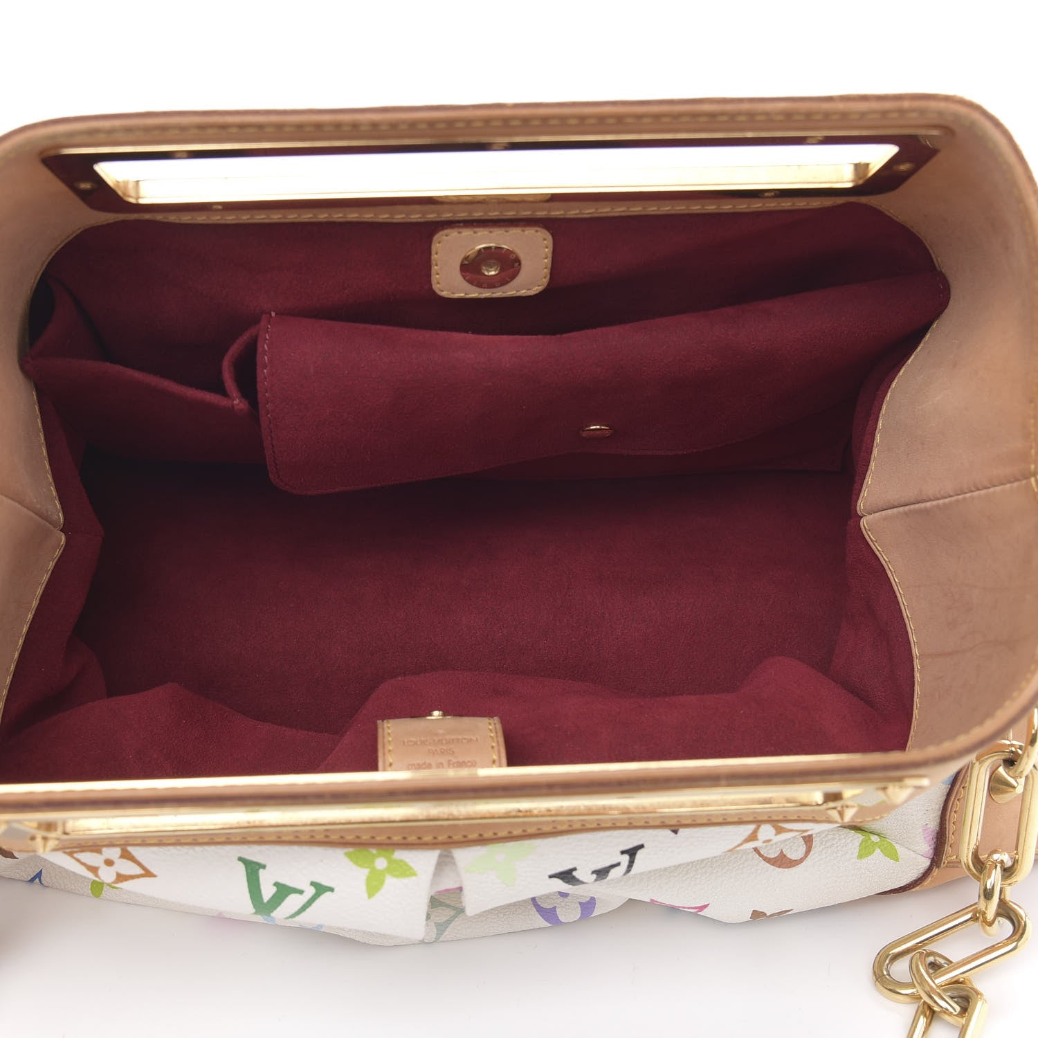 Louis Vuitton Monogram Multicolor Judy GM White 5 of 15