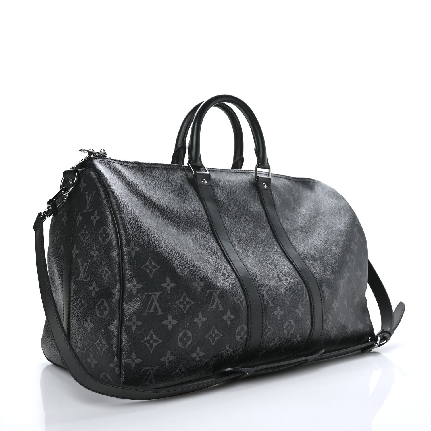 Louis Vuitton Monogram Eclipse Keepall Bandouliere 45 3 of 11