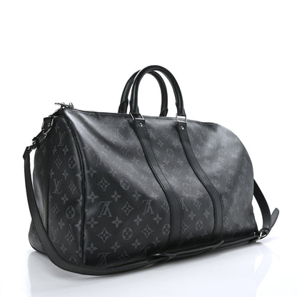 Louis Vuitton Monogram Eclipse Keepall Bandouliere 45 3 of 11