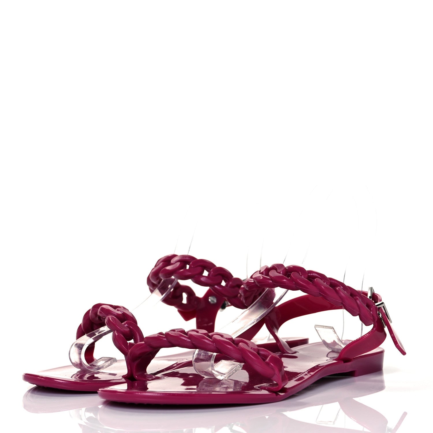 Givenchy Jelly Chain Sandal Flats 39 Pink 3 of 7