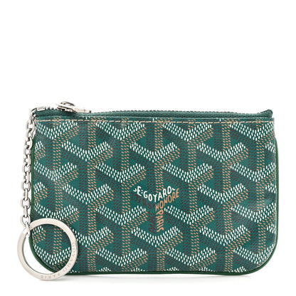 Goyard Goyardine Nano Senat Key Pouch Green 1 of 7