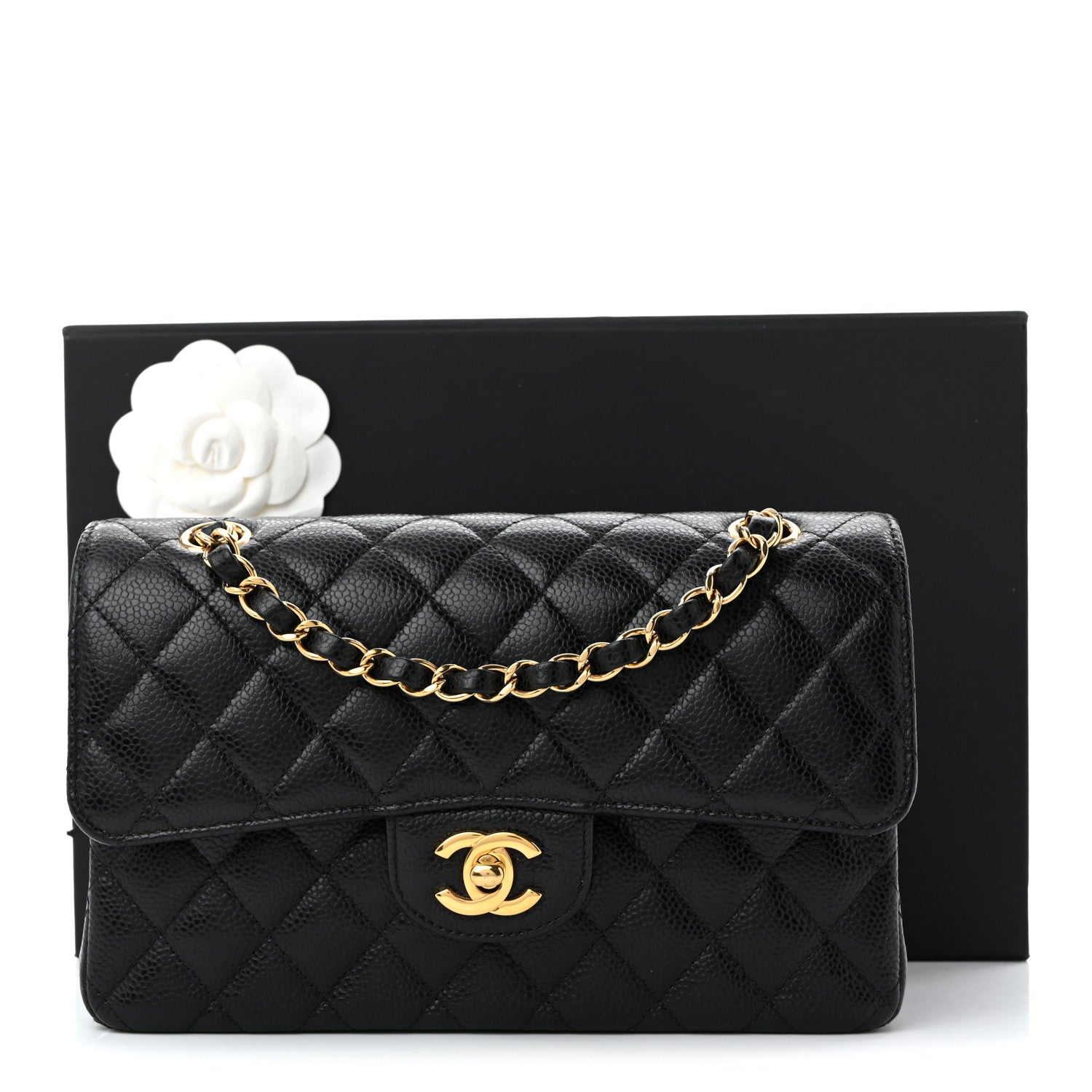 Chanel Caviar Quilted Small Double Flap Black 11 of 11