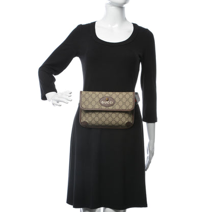 Gucci GG Supreme Monogram Neo Vintage Web Belt Bag Brown 2 of 7