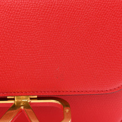 Valentino Garavani Grained Calfskin Small VSling Shoulder Bag Red 10 of 10