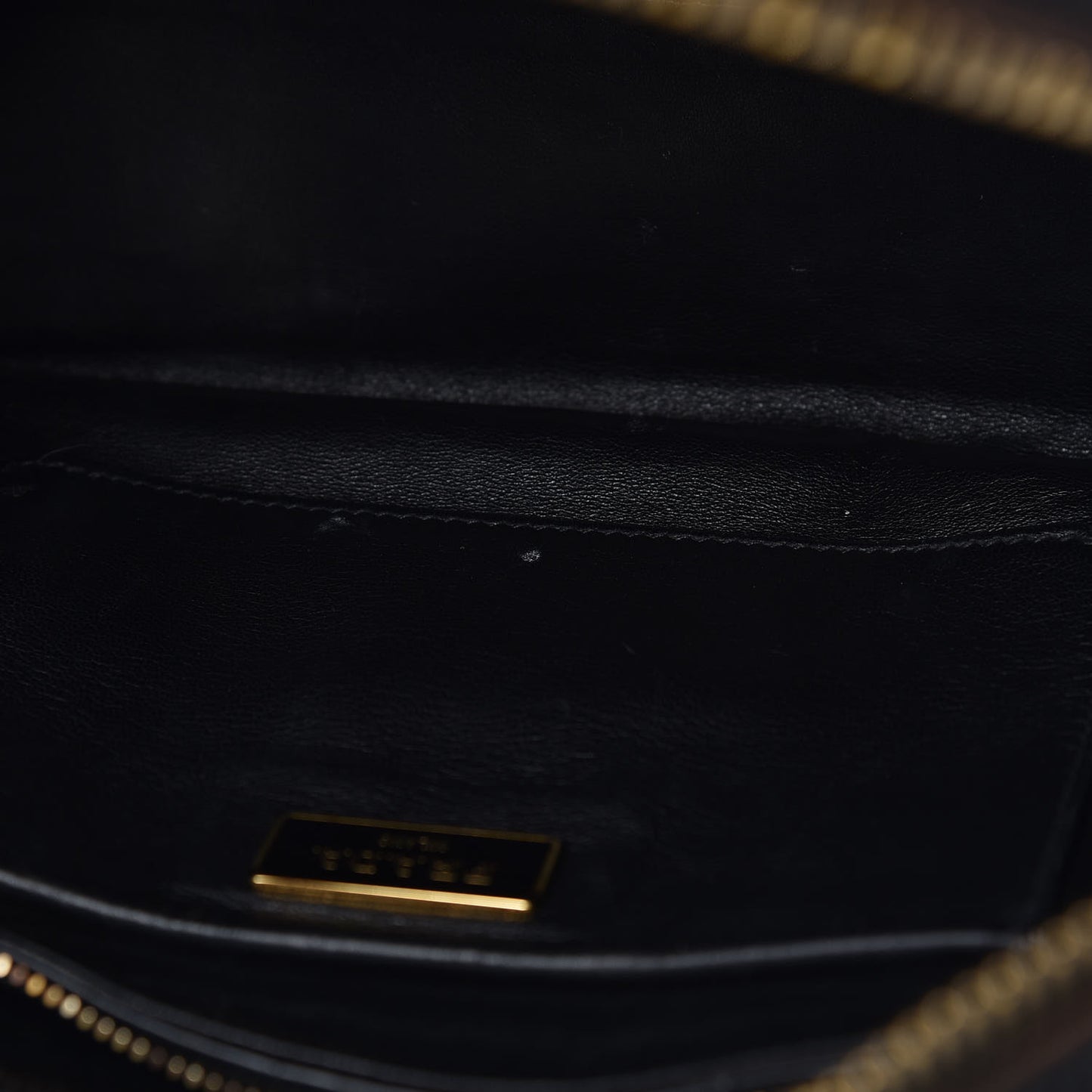 Vitello Vintage Bowling Bag Black