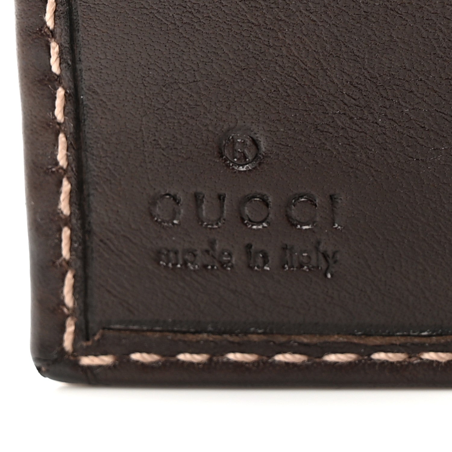 Gucci Monogram French Flap Wallet Dark Brown 6 of 12