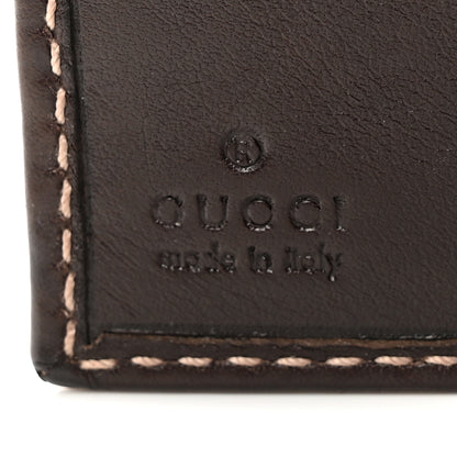 Gucci Monogram French Flap Wallet Dark Brown 6 of 12