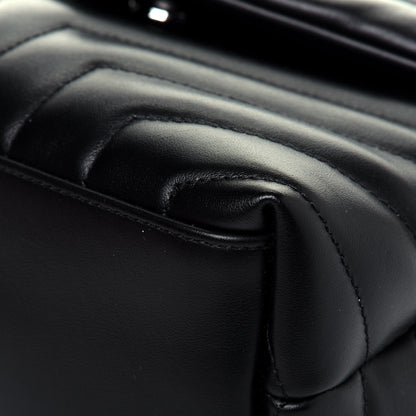 Saint Laurent Calfskin Y Quilted Monogram Small Loulou Chain Satchel Black 12 of 15