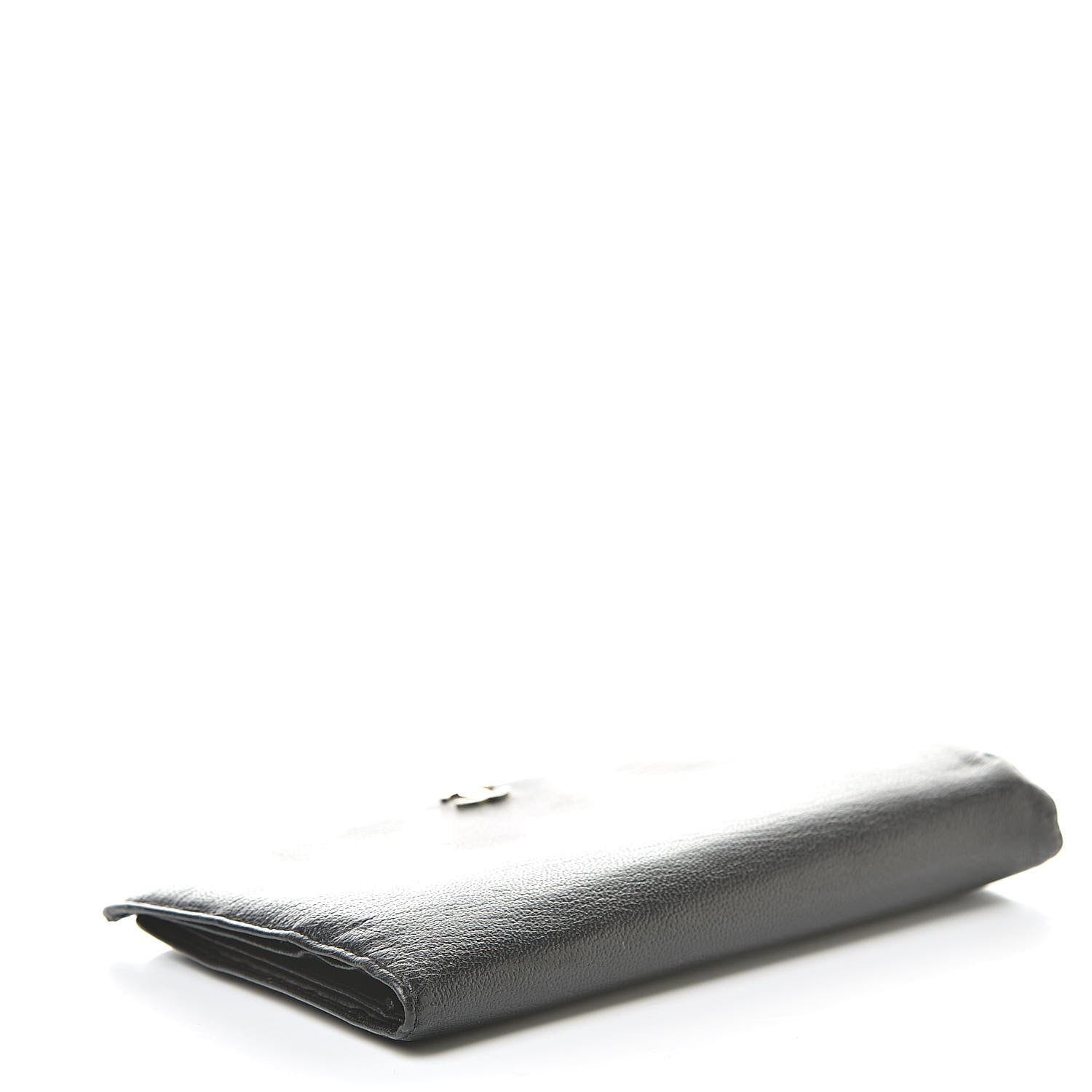 Chanel Goatskin Yen Wallet Black 4 of 13