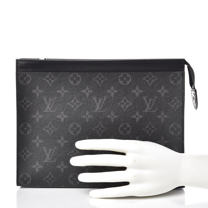Louis Vuitton Monogram Eclipse Pochette Voyage MM 2 of 10