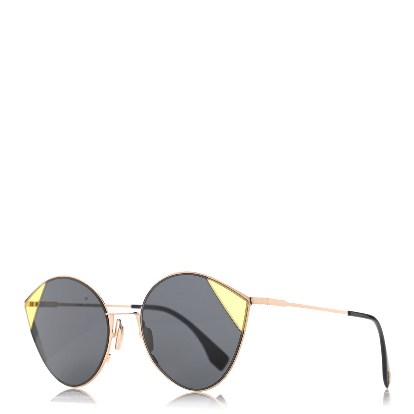 Cut-Eye Sunglasses FF 0341/S Gold Yellow
