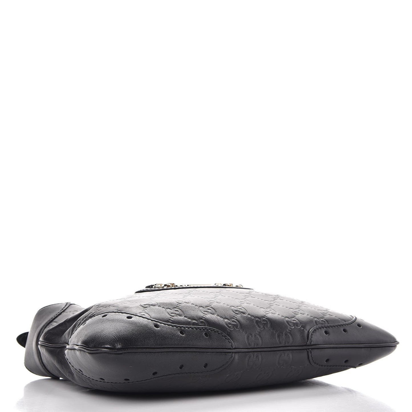 Guccissima Punch Hobo Black