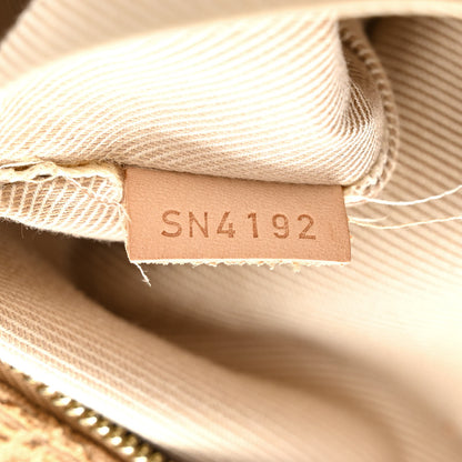 Louis Vuitton Denim Monogram Stone Speedy Bandouliere 35 Caramel 7 of 11