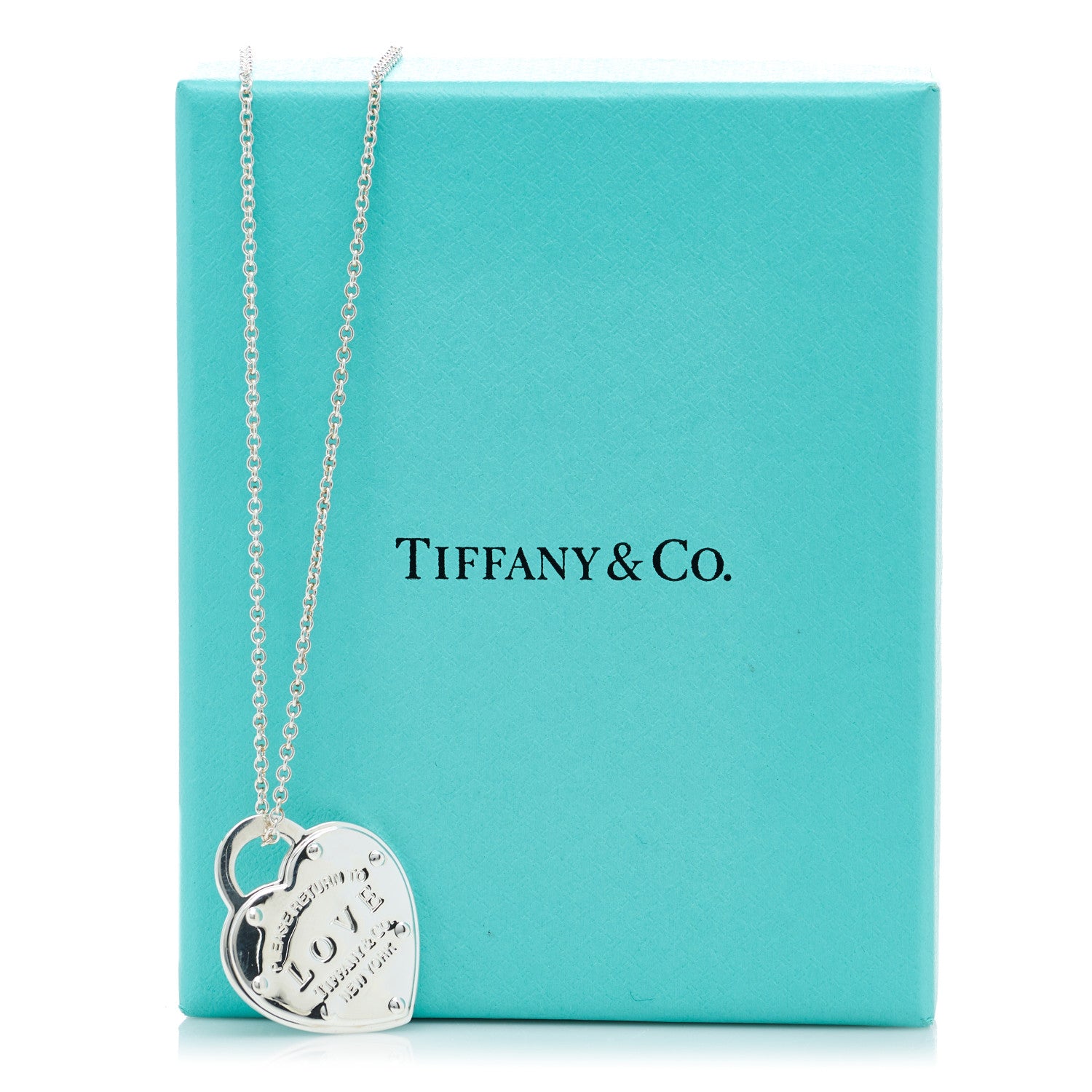 Tiffany Sterling Silver Return To Tiffany Love Pendant Necklace 2 of 6
