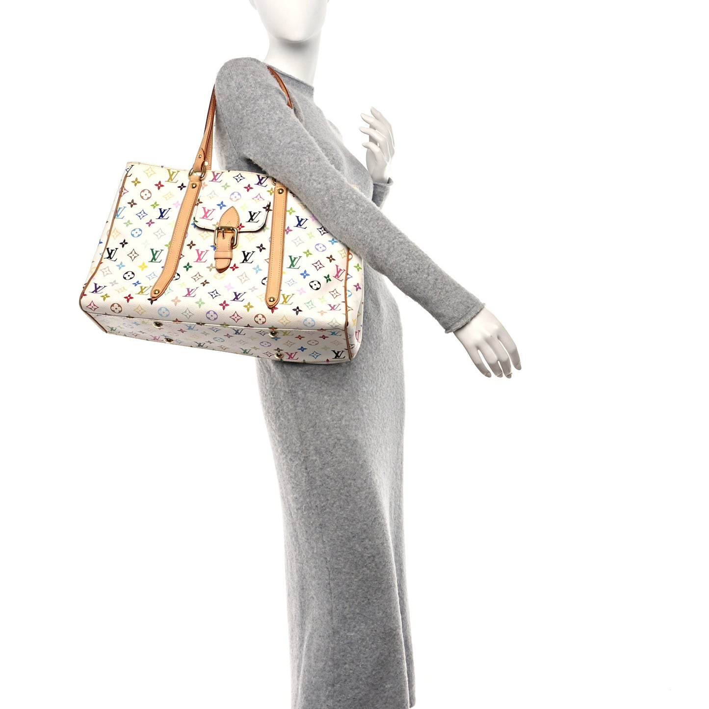 Monogram Multicolor Aurelia GM White