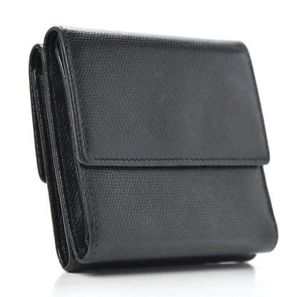 Chanel Grained Calfskin CC Button Flap Wallet Black 3 of 10