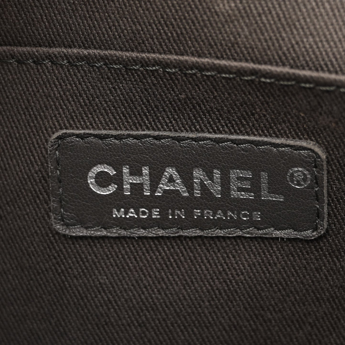 Grained Calfskin Small Neo Executive Shopper Tote Grey