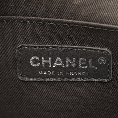 Chanel Grained Calfskin Small Neo Executive Shopper Tote Grey 9 of 17