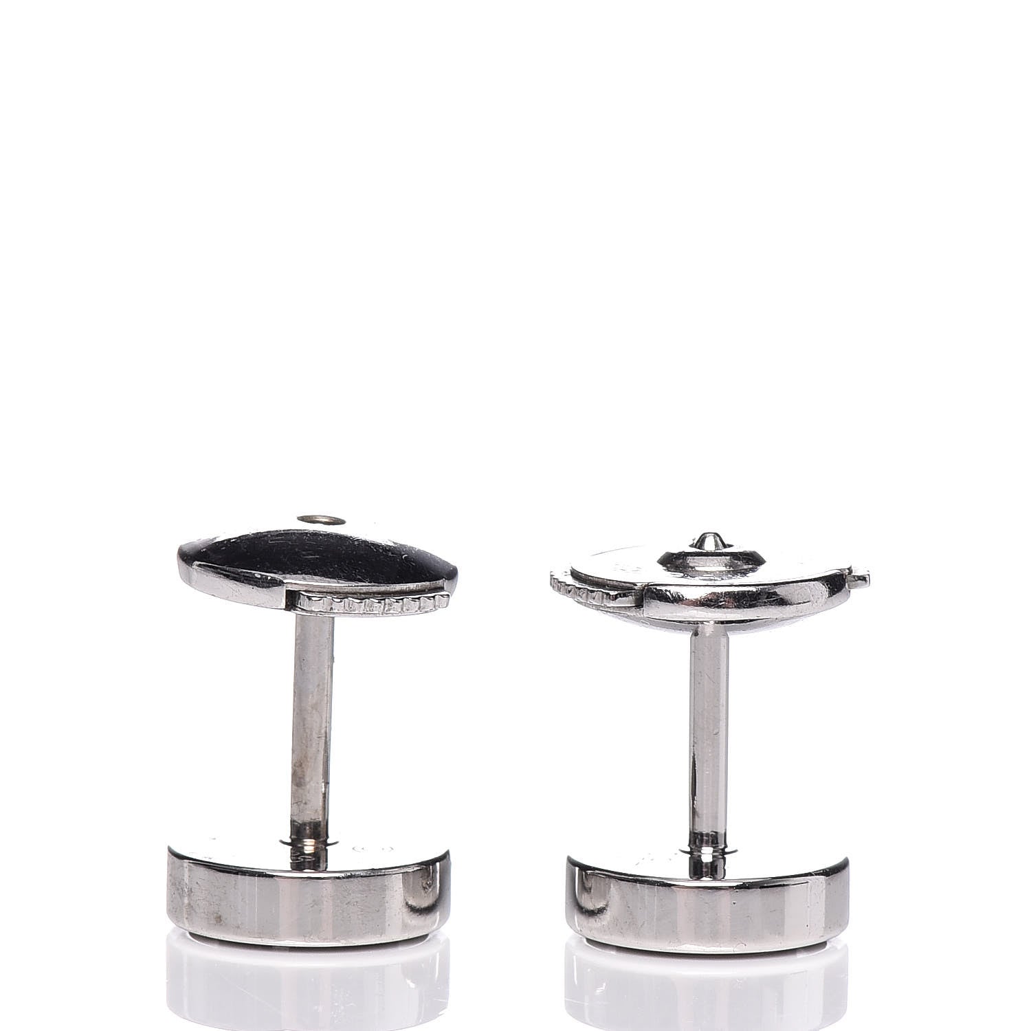Cartier 18K White Gold LOVE Earrings 3 of 4
