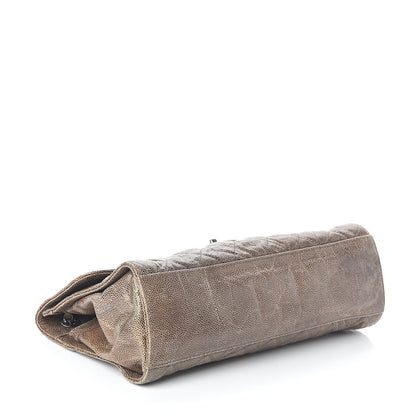 Chanel Crumpled Grained Calfskin Jumbo CC Crave Flap Beige 3 of 11
