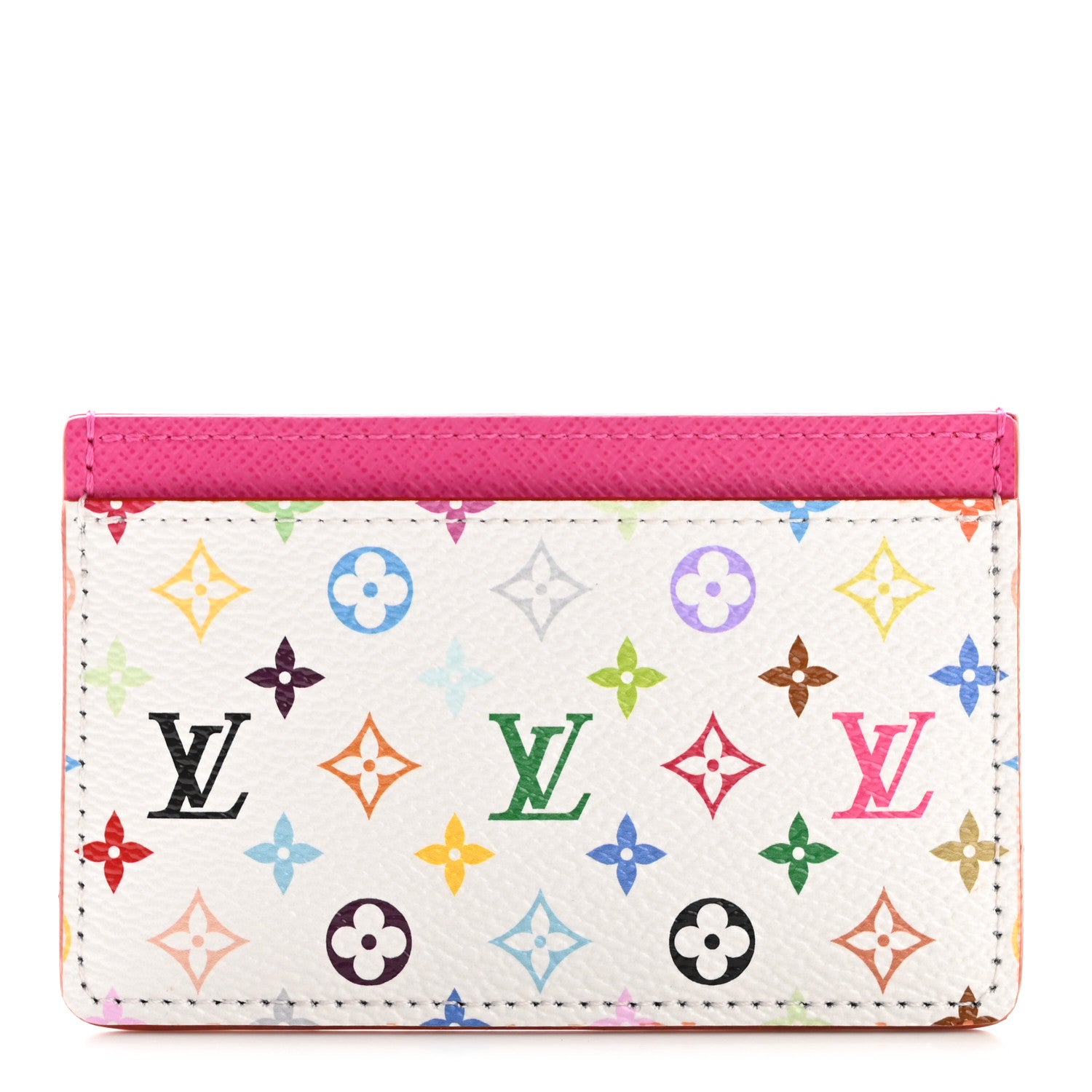 Louis Vuitton LV X TM Monogram Multicolor Card Holder Kawaii Pink 1 of 7
