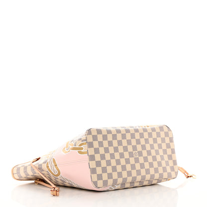 Louis Vuitton Damier Azur Nautical Neverfull MM 4 of 10