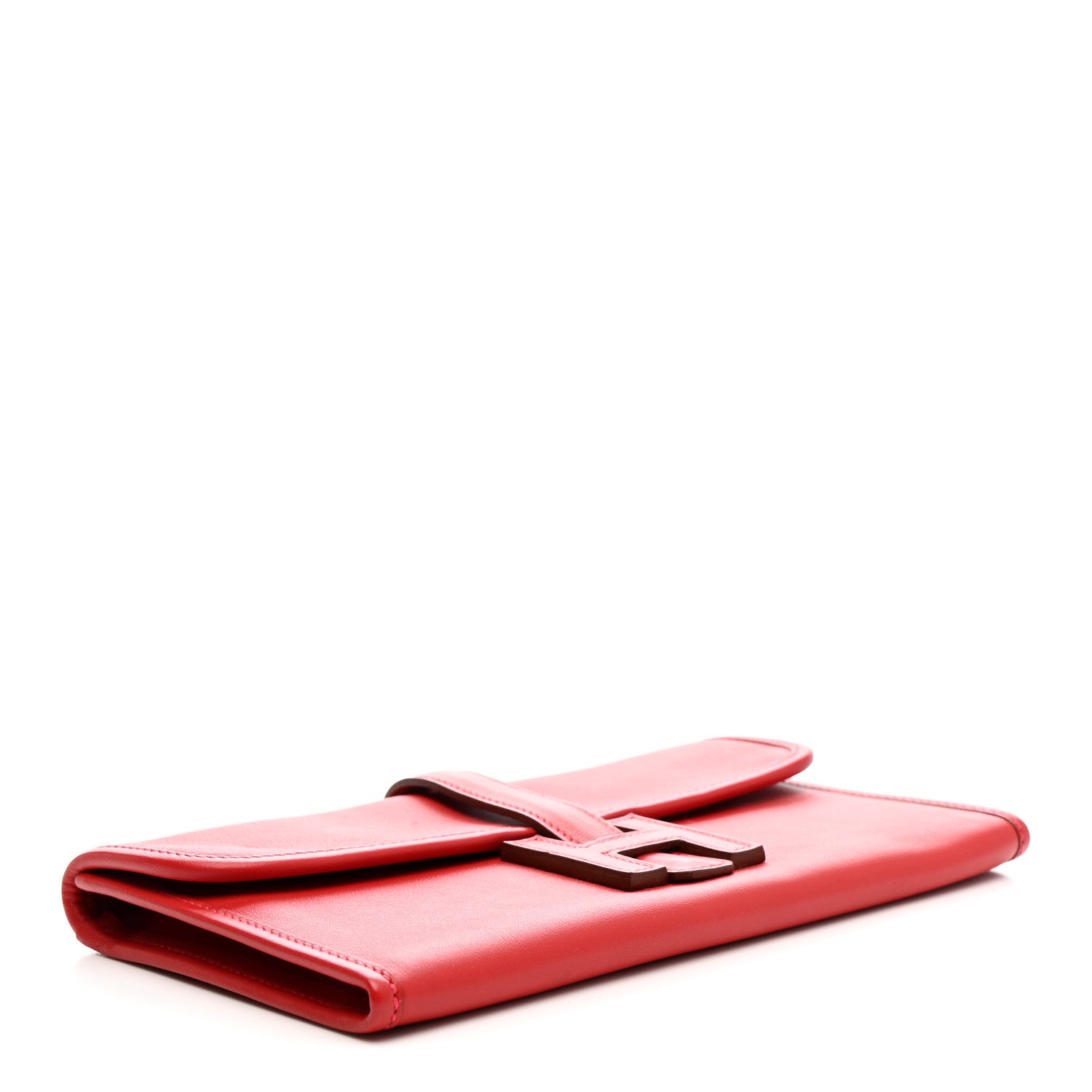 Hermes Swift Jige Duo Clutch Vermillion 5 of 13