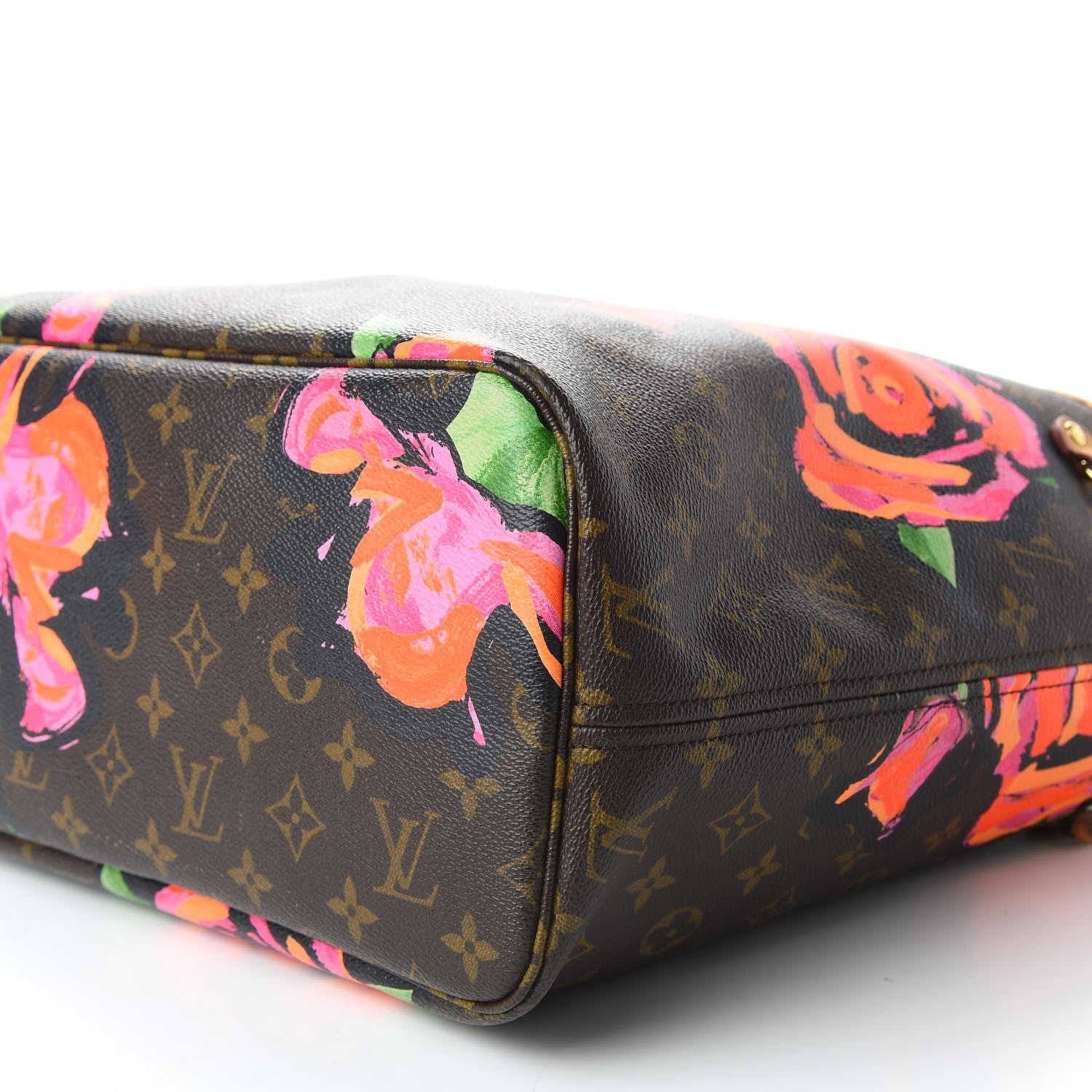 Louis Vuitton Monogram Roses Neverfull MM 6 of 8