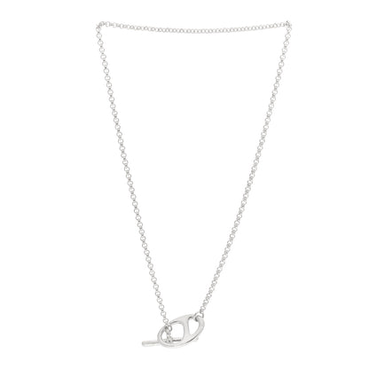 Hermes Sterling Silver Chaine D'Ancre Punk Toggle Necklace 3 of 5