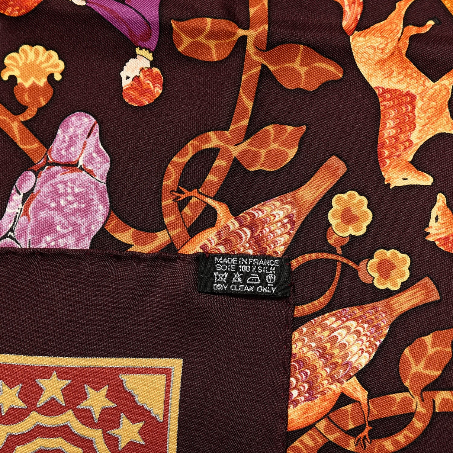 Hermes Silk Early America Scarf 90 4 of 4