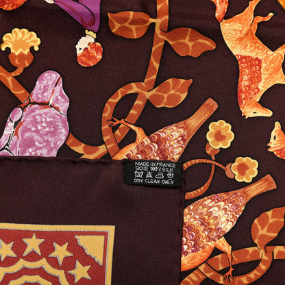 Hermes Silk Early America Scarf 90 4 of 4
