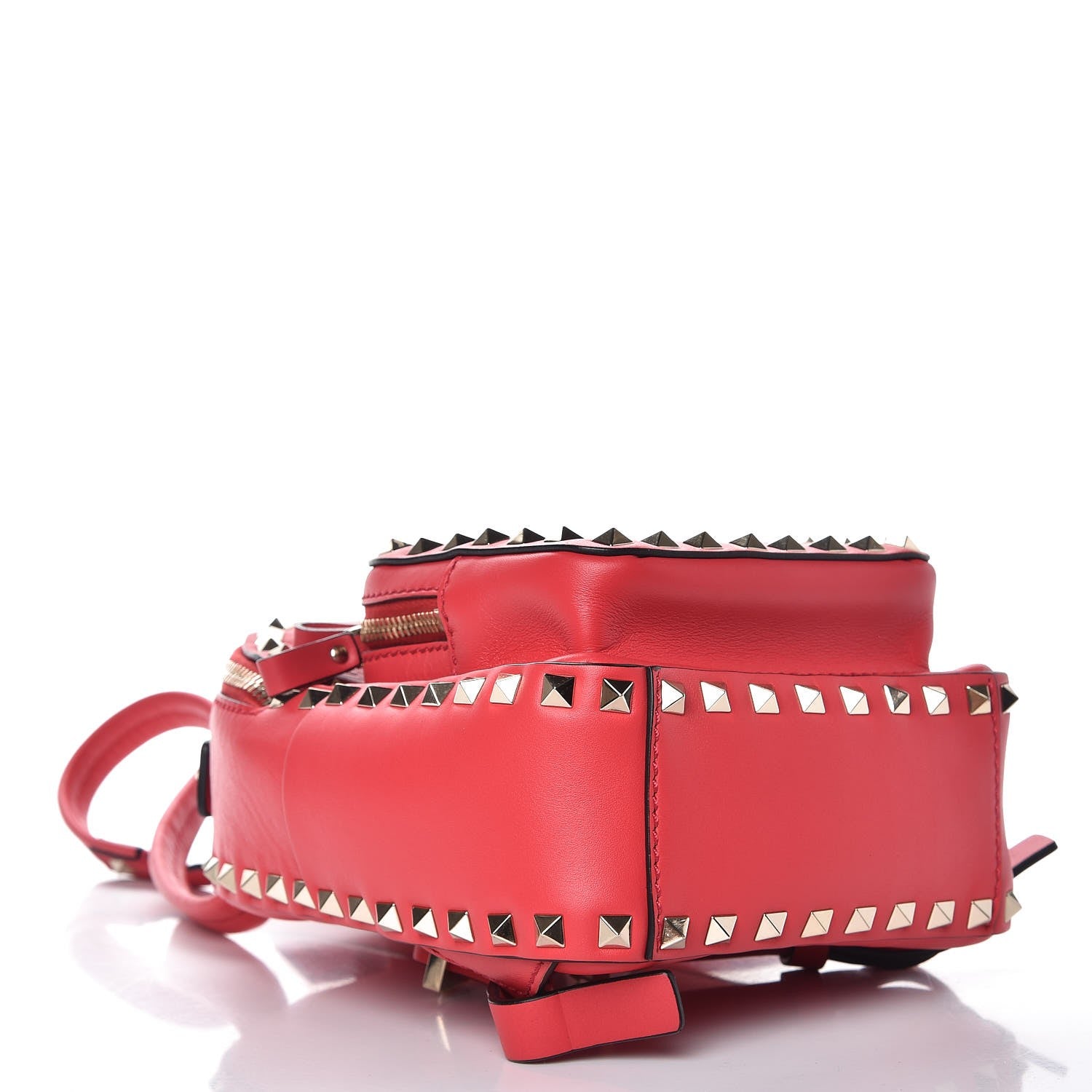 Valentino Garavani Calfskin Mini Rockstud Backpack Deep Fuxia 4 of 6