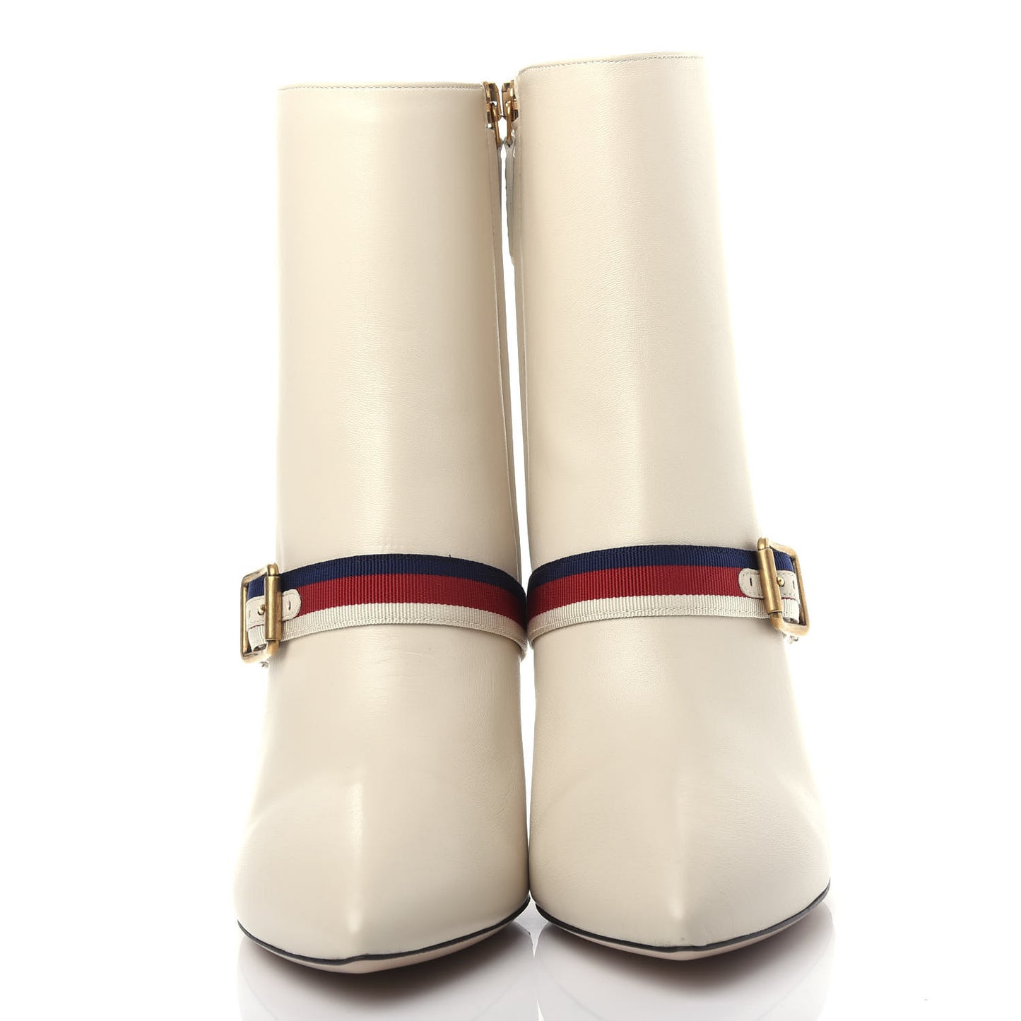 Nappa Sylvie Ankle Boots 38 Mystic White
