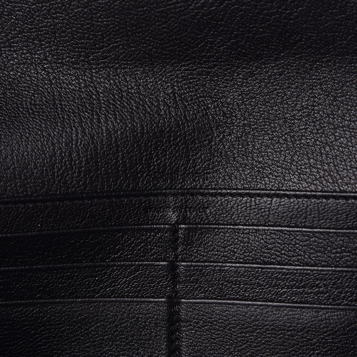 Saint Laurent Goatskin Monogram Classic Flap Wallet Black 6 of 6