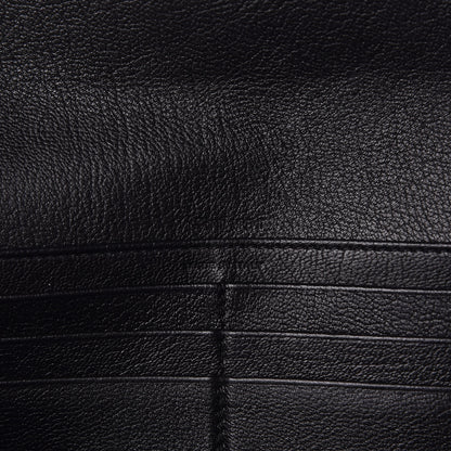 Saint Laurent Goatskin Monogram Classic Flap Wallet Black 6 of 6