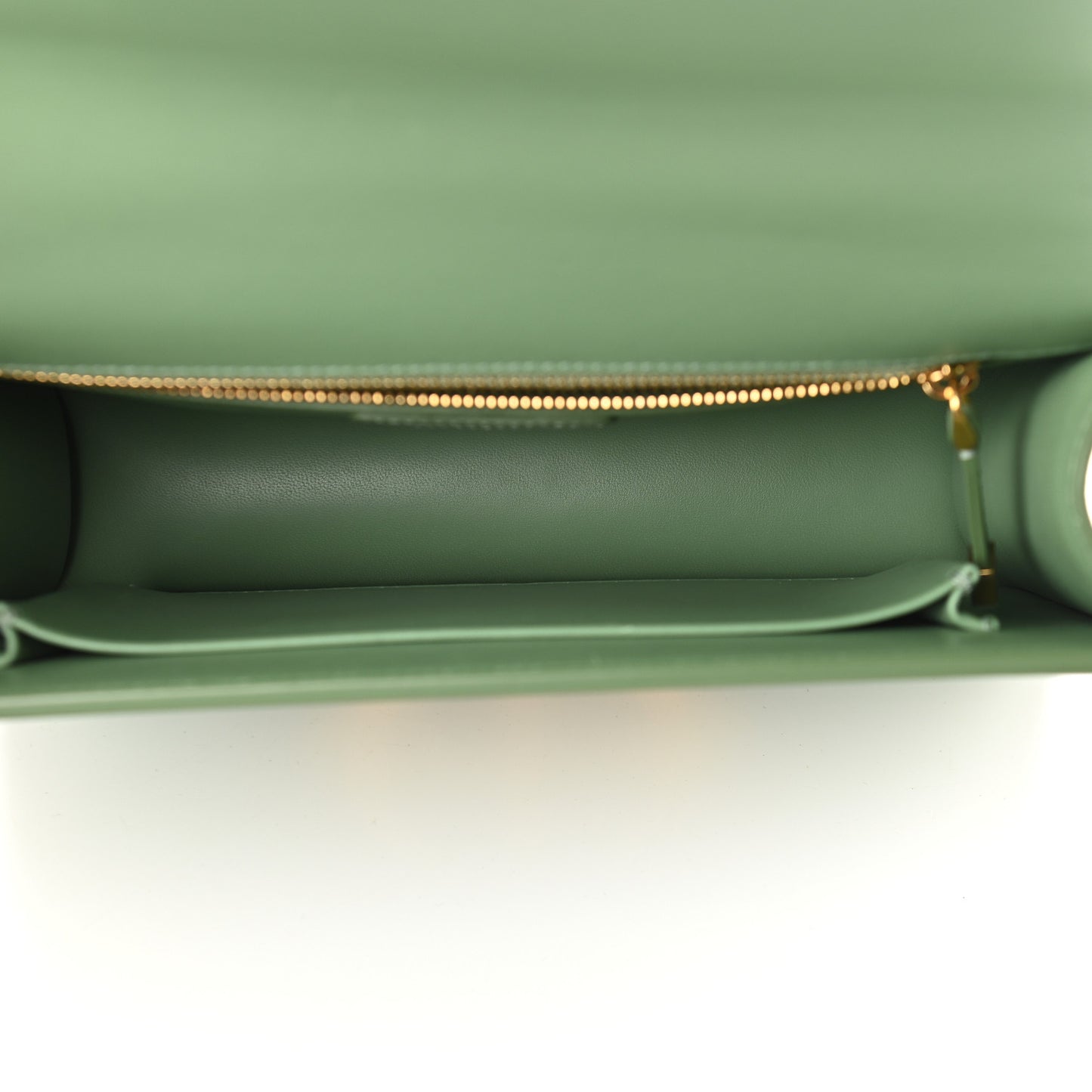 Smooth Calfskin 30 Montaigne Flap Bag Mint Green