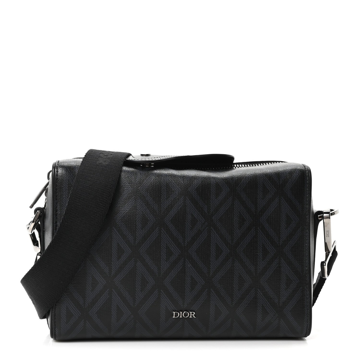 Christian Dior Canvas CD Diamond Lingot 22 Bag Black 1 of 9