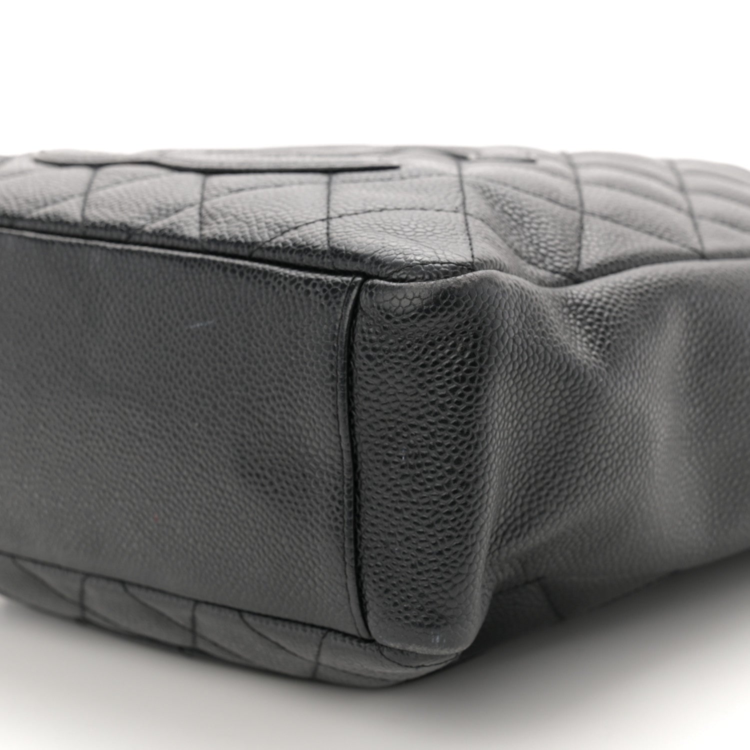 Chanel Caviar Quilted Petit Shopping Tote PST Black 10 of 12