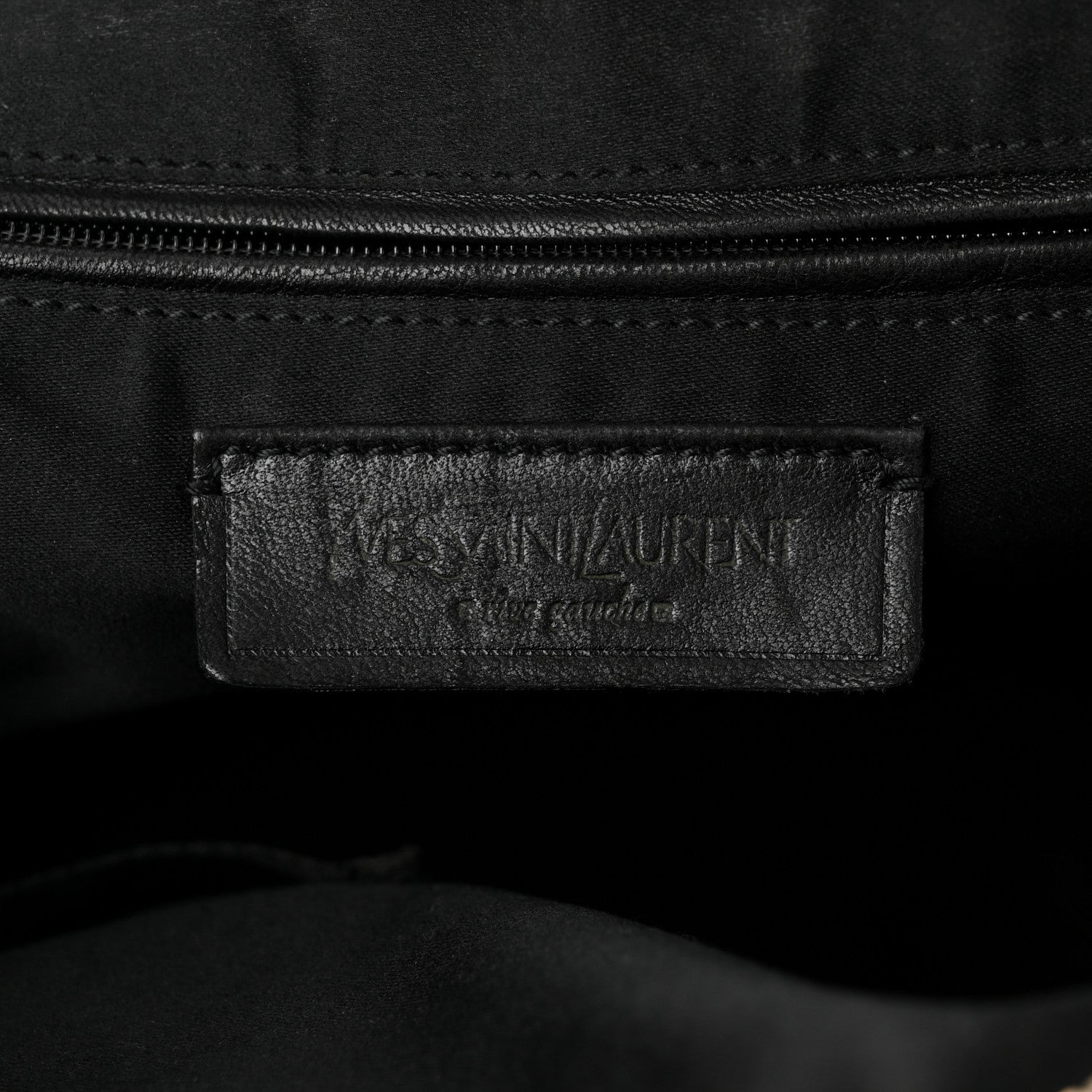Saint Laurent Textured Patent Calfskin Medium Muse Black 6 of 11