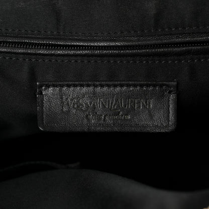 Saint Laurent Textured Patent Calfskin Medium Muse Black 6 of 11