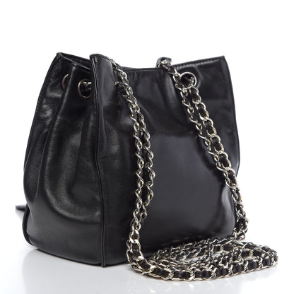 Chanel Lambskin CC Shoulder Bag Black 4 of 11