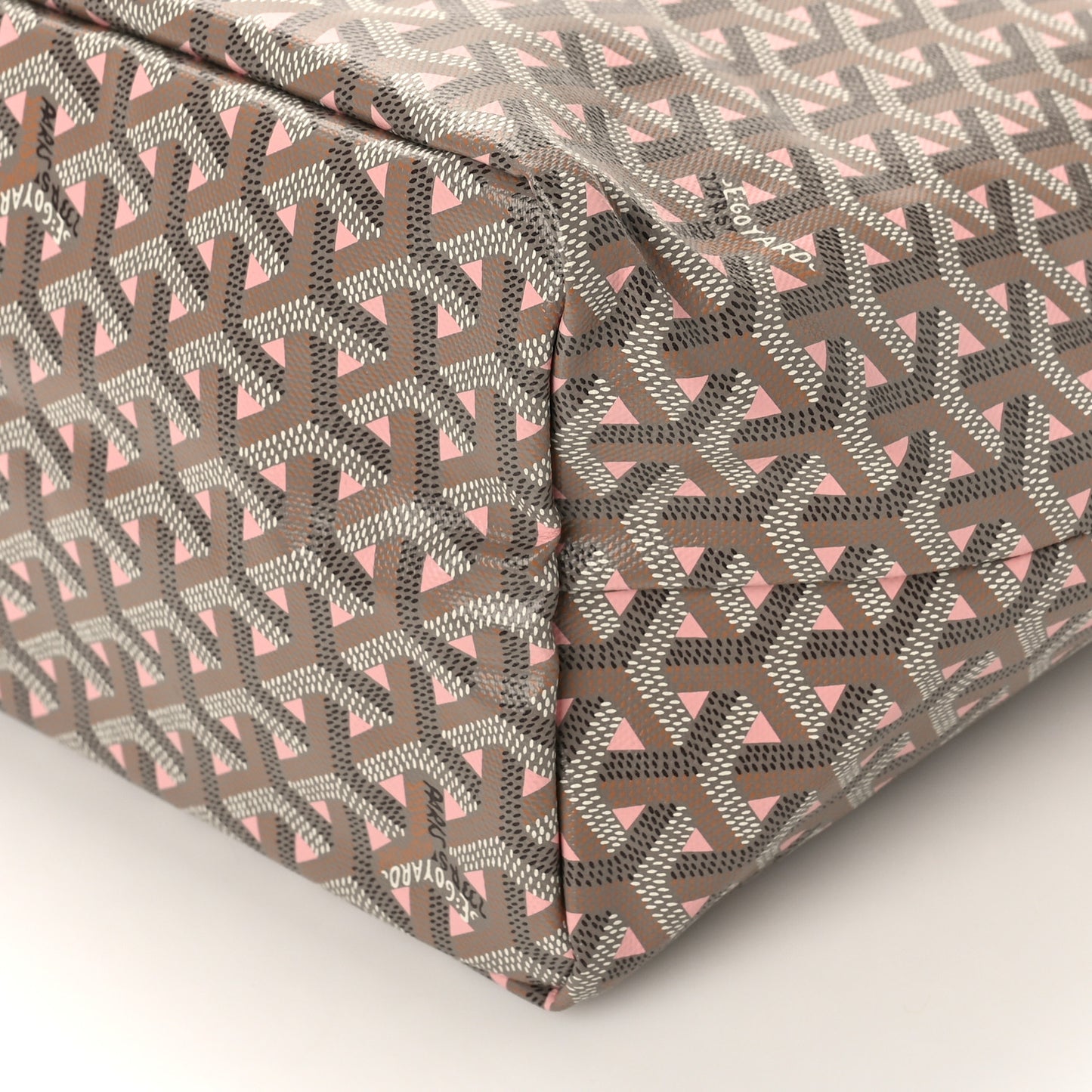 Goyardine Saint Louis Claire Voie PM Grege Powder Pink