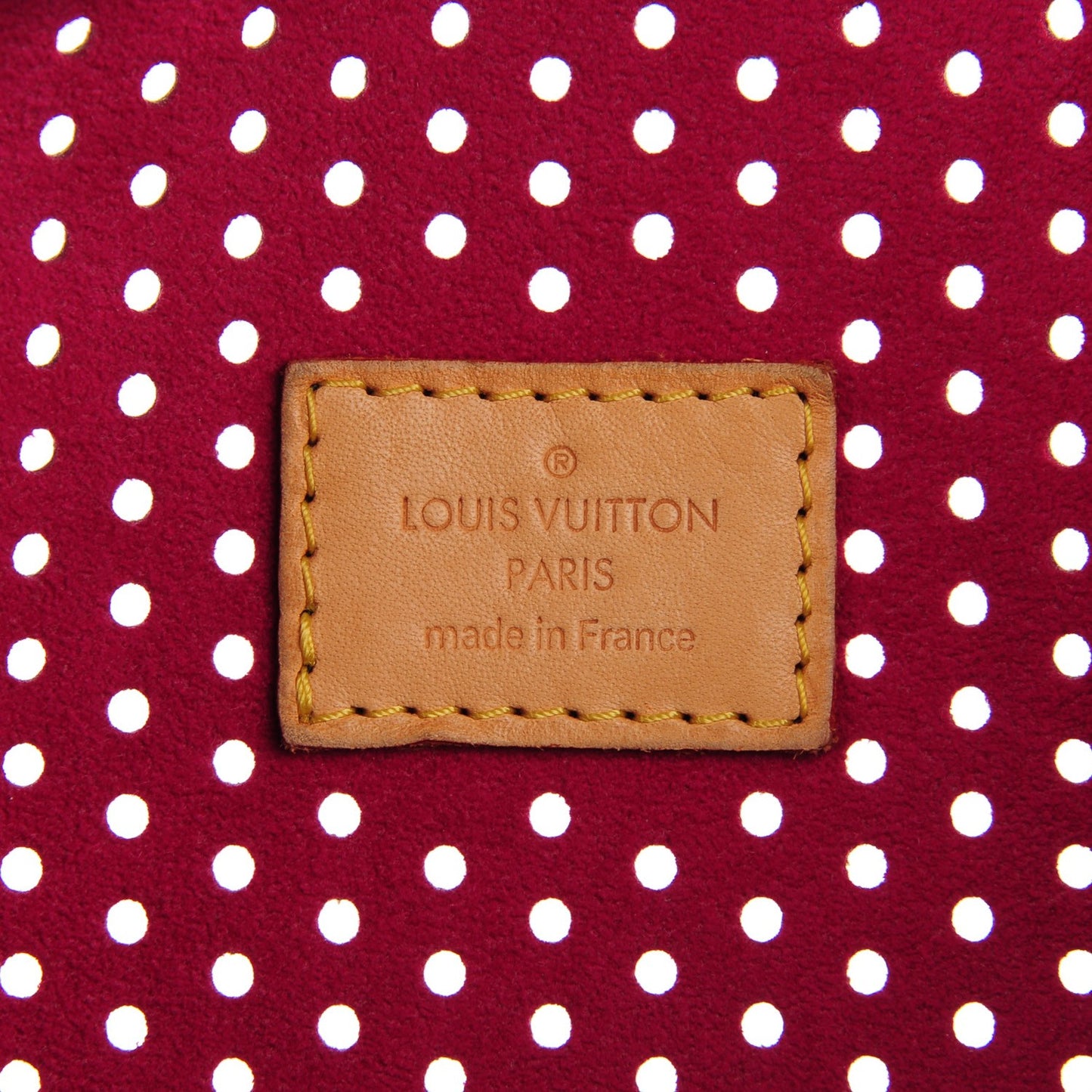 Monogram Perforated Speedy 30 Fuchsia