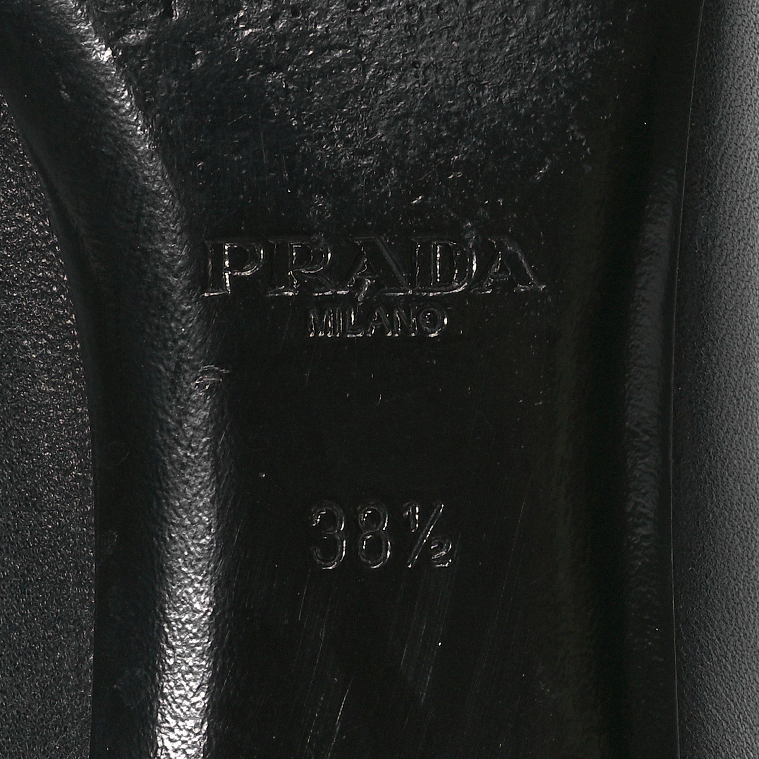 Prada Nappa Vernice Cap Toe Logo Bow Ballerina Flats 38.5 Black 7 of 8